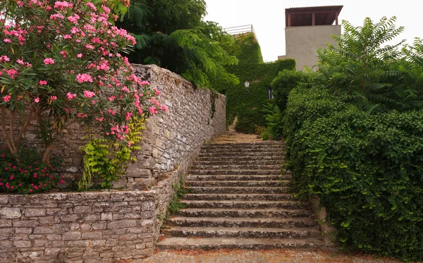 Erice vista escadaria — Fotografia de Stock