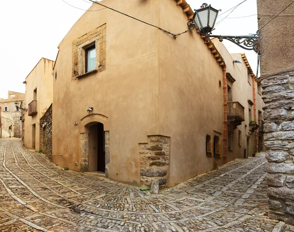 Erice ruas vista — Fotografia de Stock