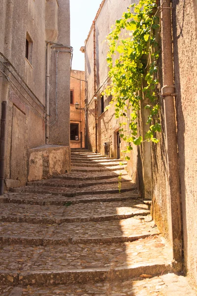 Erice utcák megtekintése — Stock Fotó