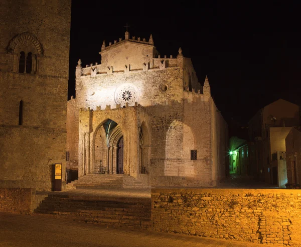 Gereja induk, Erice — Stok Foto