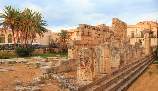 Templo de Apolo, Siracusa — Fotografia de Stock