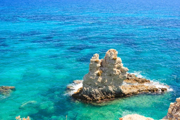 Vue sur la mer de Sicile Photo De Stock