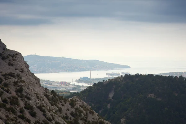 View of Trieste gulf — Stock Photo, Image