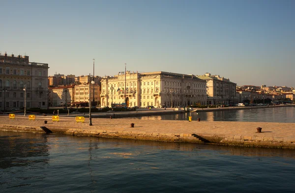 Molo Audace, Trieste — Stockfoto