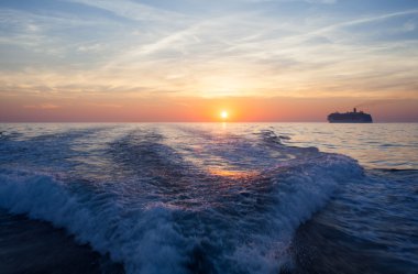 Feribota denizden Trieste