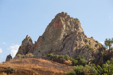 Hill, Troina'daki. Sicilya