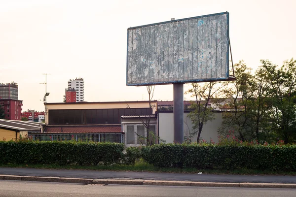Prázdné billboard, Milán — Stock fotografie