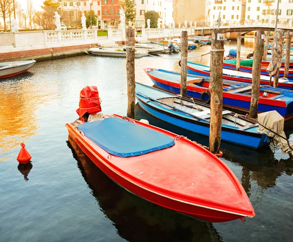 Beskåda av fisherboats, Chioggia — Stockfoto