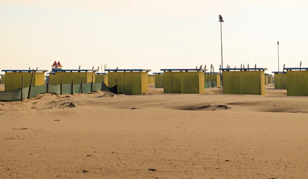 Stranden i badorten — Stockfoto