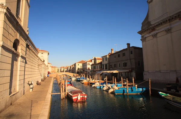 Pohled na Chioggia, Itálie — Stock fotografie