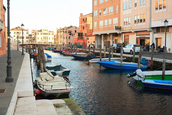 Pohled na Chioggia, Itálie — Stock fotografie