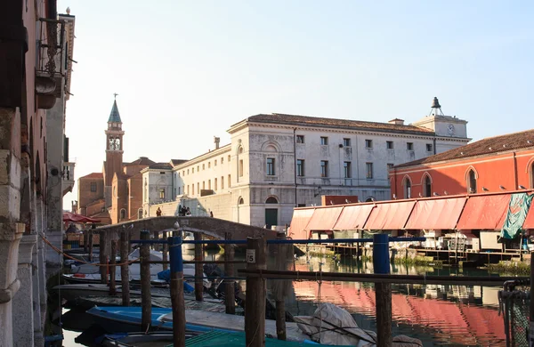 Pohled na Chioggia, Itálie — Stock fotografie