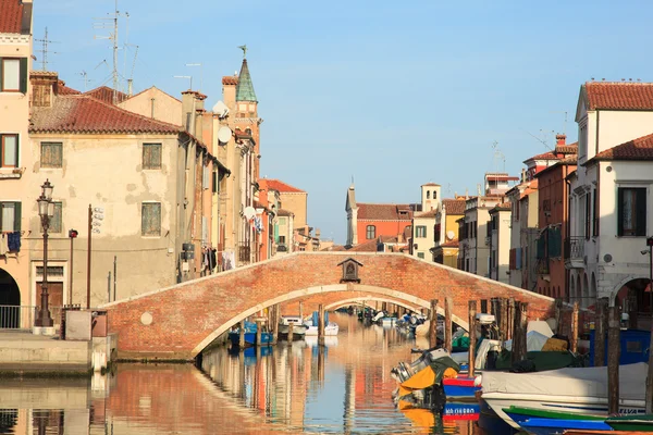 Vedere din Chioggia, Italia — Fotografie, imagine de stoc