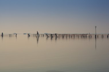 Chioggia lagün görünümünü