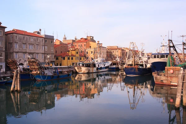 Pohled na Chioggia, Itálie — Stock fotografie