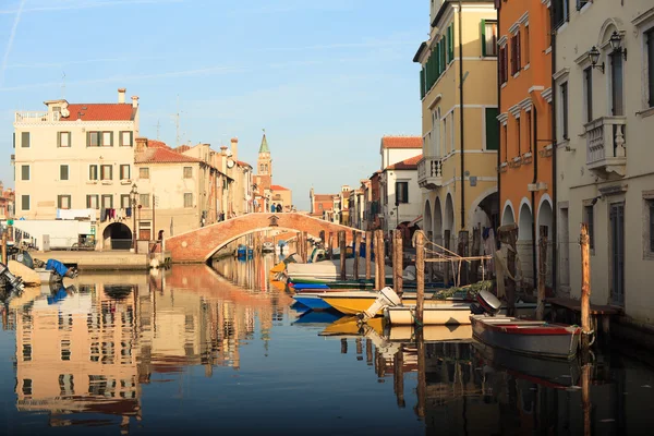 Chioggia, İtalya'nın görünümü — Stok fotoğraf