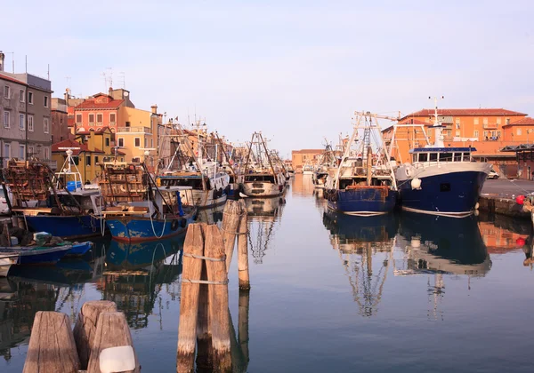 Chioggia, İtalya'nın görünümü — Stok fotoğraf