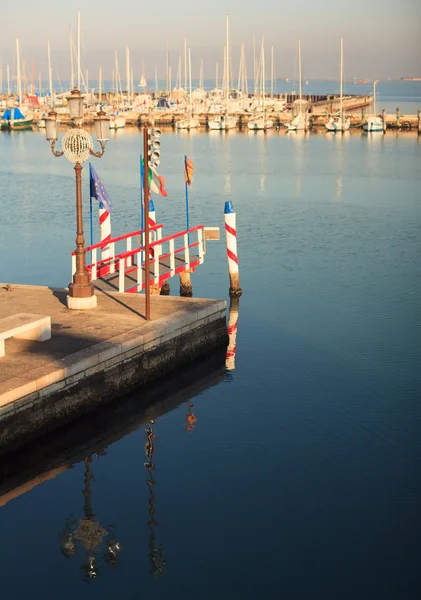 Vista da lagoa de Chioggia — Fotografia de Stock