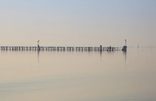 Vy över Chioggia lagunen — Stockfoto