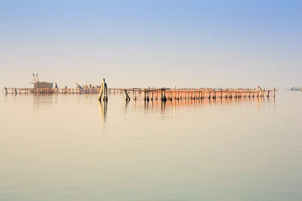 Vue sur la lagune de Chioggia — Photo