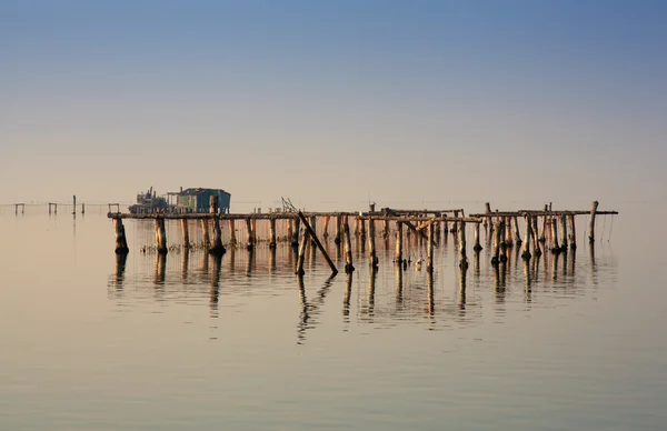 Veduta della laguna di Chioggia — Foto Stock