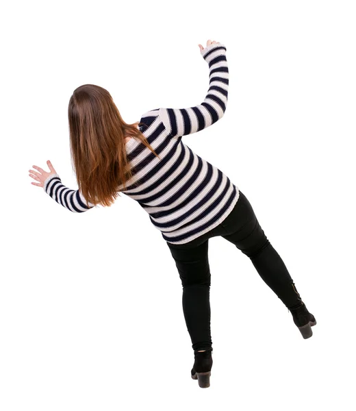 Equilibrio de mujer joven. —  Fotos de Stock