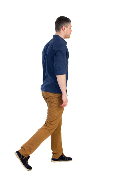 Back view of going  handsome man. — Stock Photo, Image