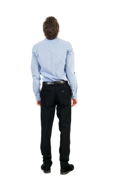 Back view of Business man  looks. — Stock Photo, Image