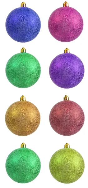 Colección de colores adornos de Navidad . — Foto de Stock