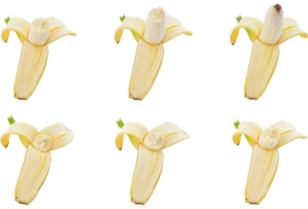 Collection of banana bite. — Stock Photo, Image