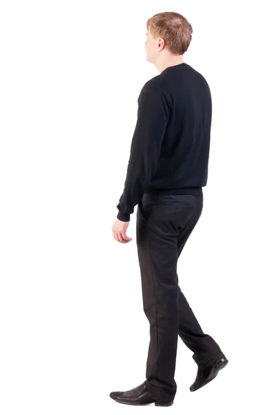 Back view of walking  business man — Stock Photo, Image