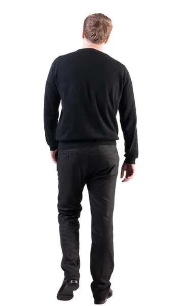 Back view of walking  business man. — Stock Photo, Image