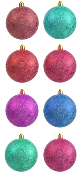 Colección de colores adornos de Navidad . — Foto de Stock