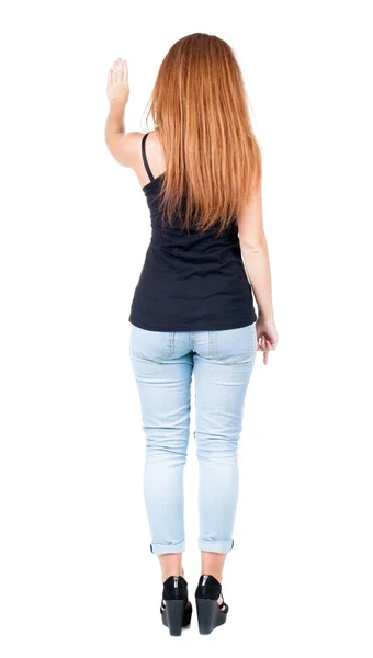 Vista posteriore della donna . — Foto Stock