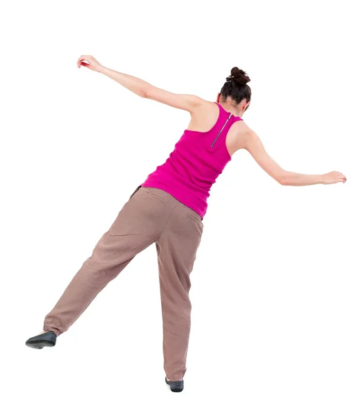 Equilibrio de mujer joven. —  Fotos de Stock