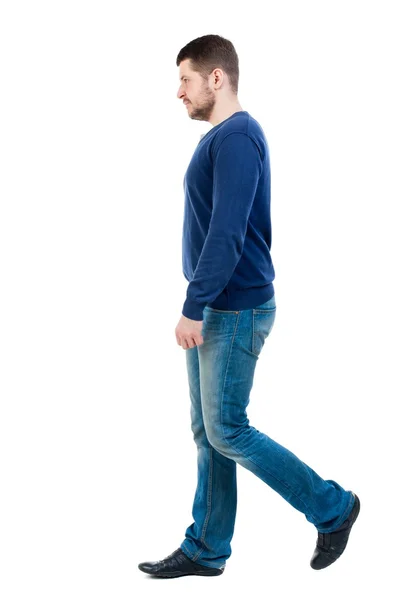 Back view of going  handsome man. — Stock Photo, Image