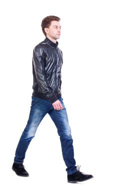 Arkadan görünüş-yakışıklı bir adam olacak.