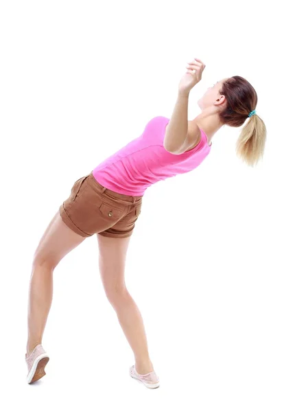 Equilibrio de mujer joven. —  Fotos de Stock