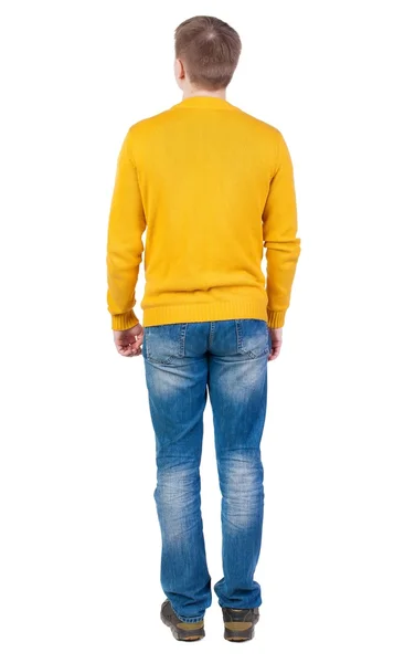 Rückansicht des Mann in jeans. — Stockfoto