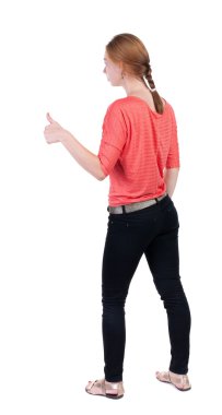 kadın el başparmak yukarı