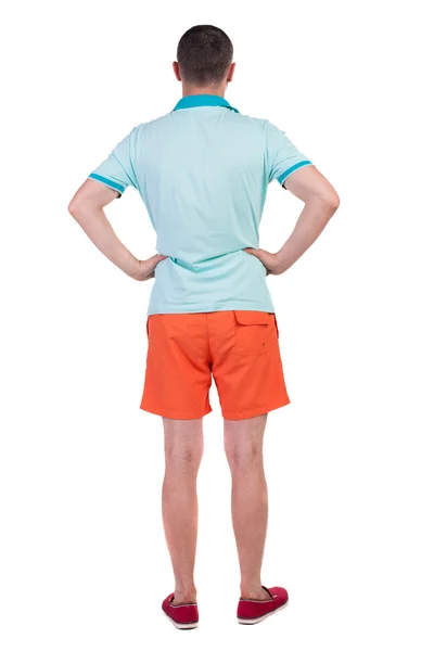 Young man back view — Stock Photo, Image