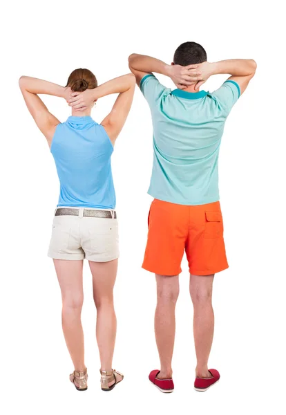 Young embracing couple — Stock Photo, Image