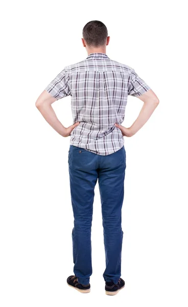 Young man back view — Stock Photo, Image