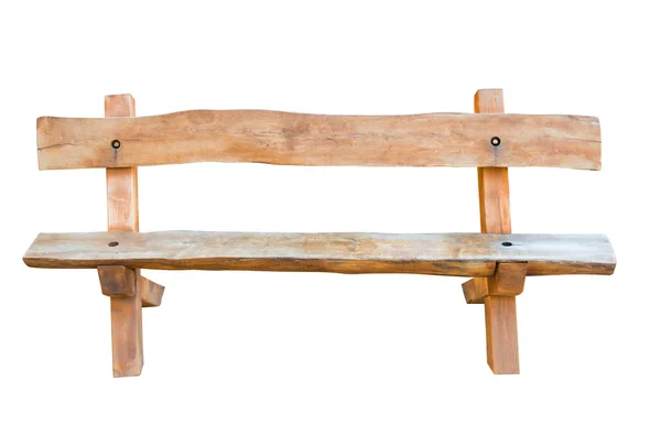 Drewnianej ławce. — Zdjęcie stockowe