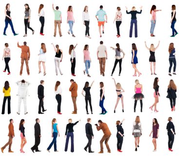 Arkadan Görünüm insan