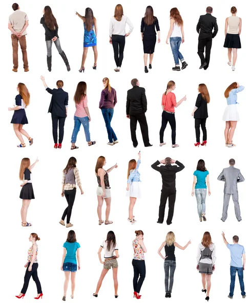 Collection of" back view of people " — Foto de Stock