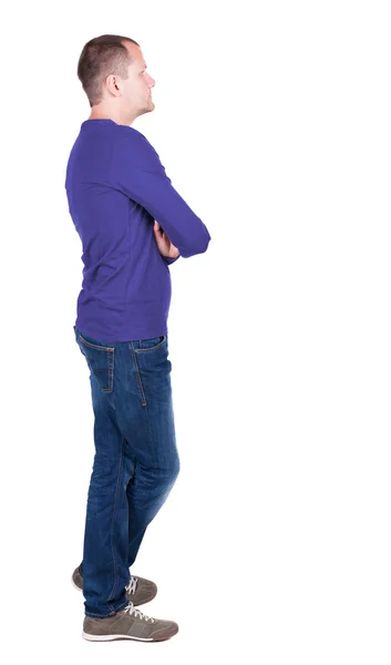 Hombre joven en camisa y jeans —  Fotos de Stock