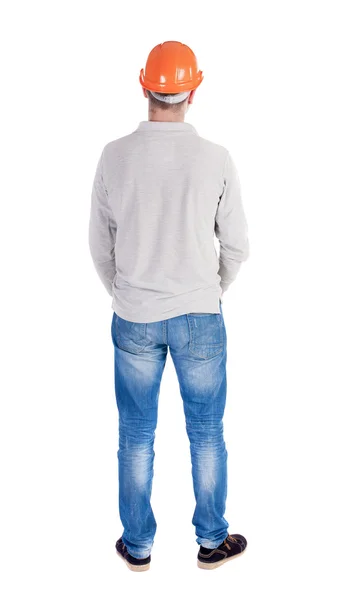 Male engineer in construction helmet — Stock Photo, Image