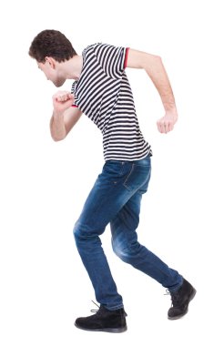 adam çalıştıran çekimde