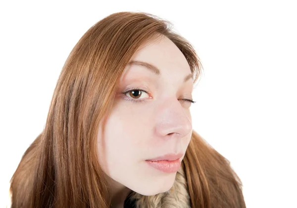 Retrato de un Pío de mujer. — Foto de Stock